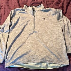 3XL Under Armour heather blue Half-Zip fleece Pullover
